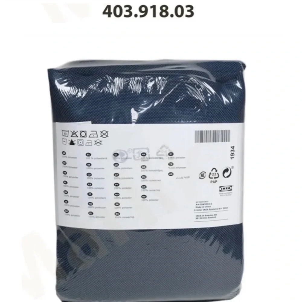 New IKEA Froson Cover for Seat Back Pad Blue Cover Only 403.918.03